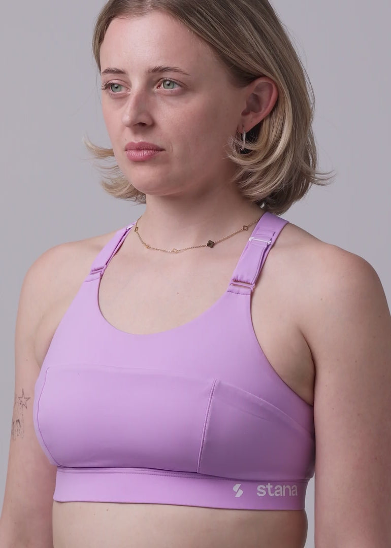 Purple Sports Bra