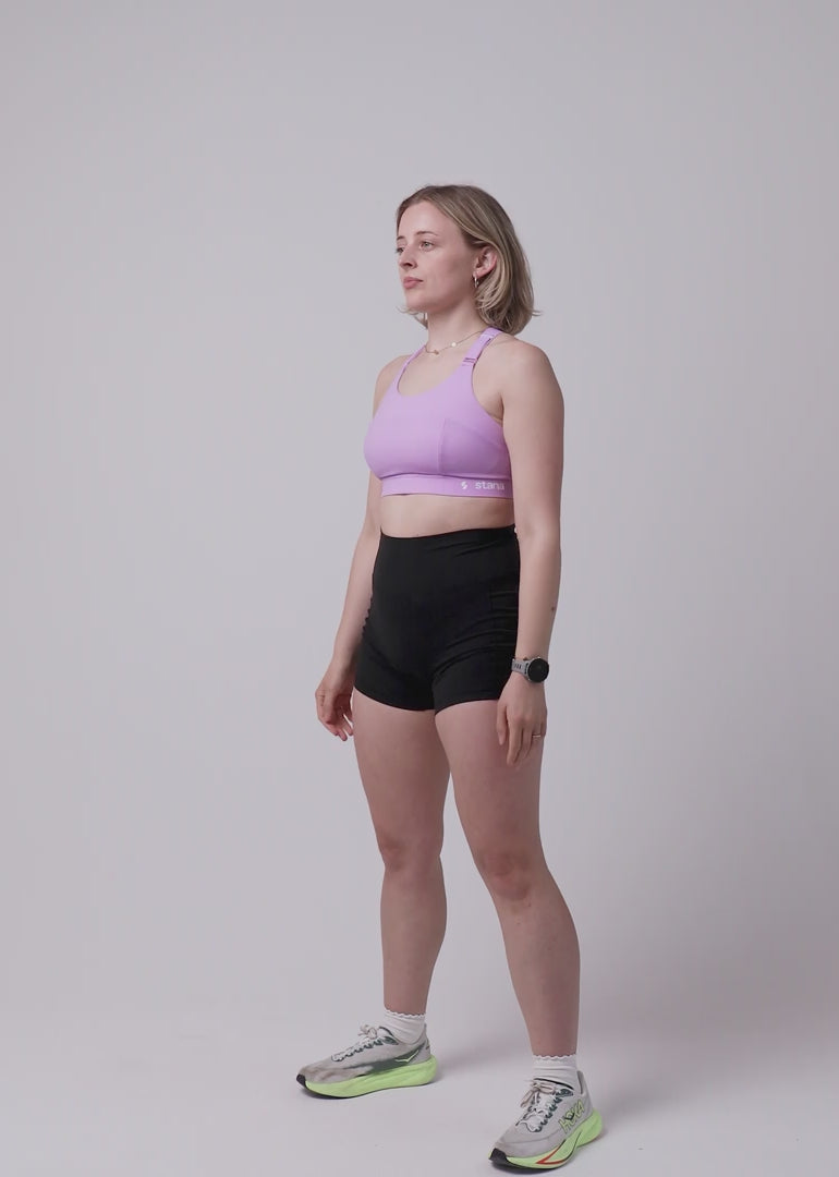 Purple Sports Bra